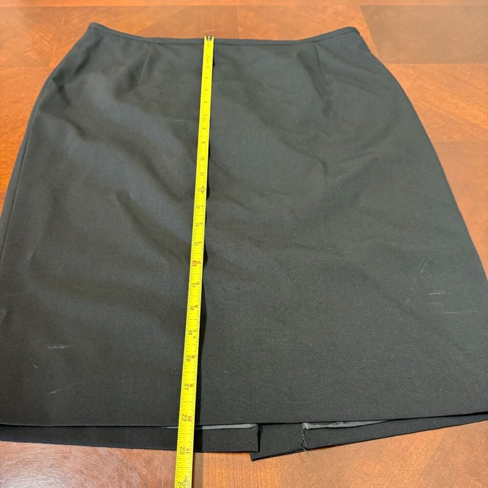 Calvin‎ Klein Black Pencil Skirt Size 12